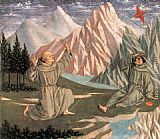 The Stigmatisation of St Francis (predella 1) by Domenico Veneziano